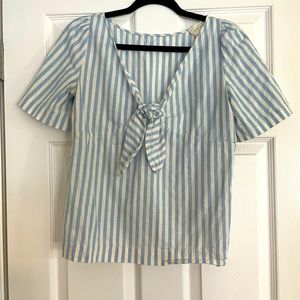 Sezane stripe shirt, size 34 (2)